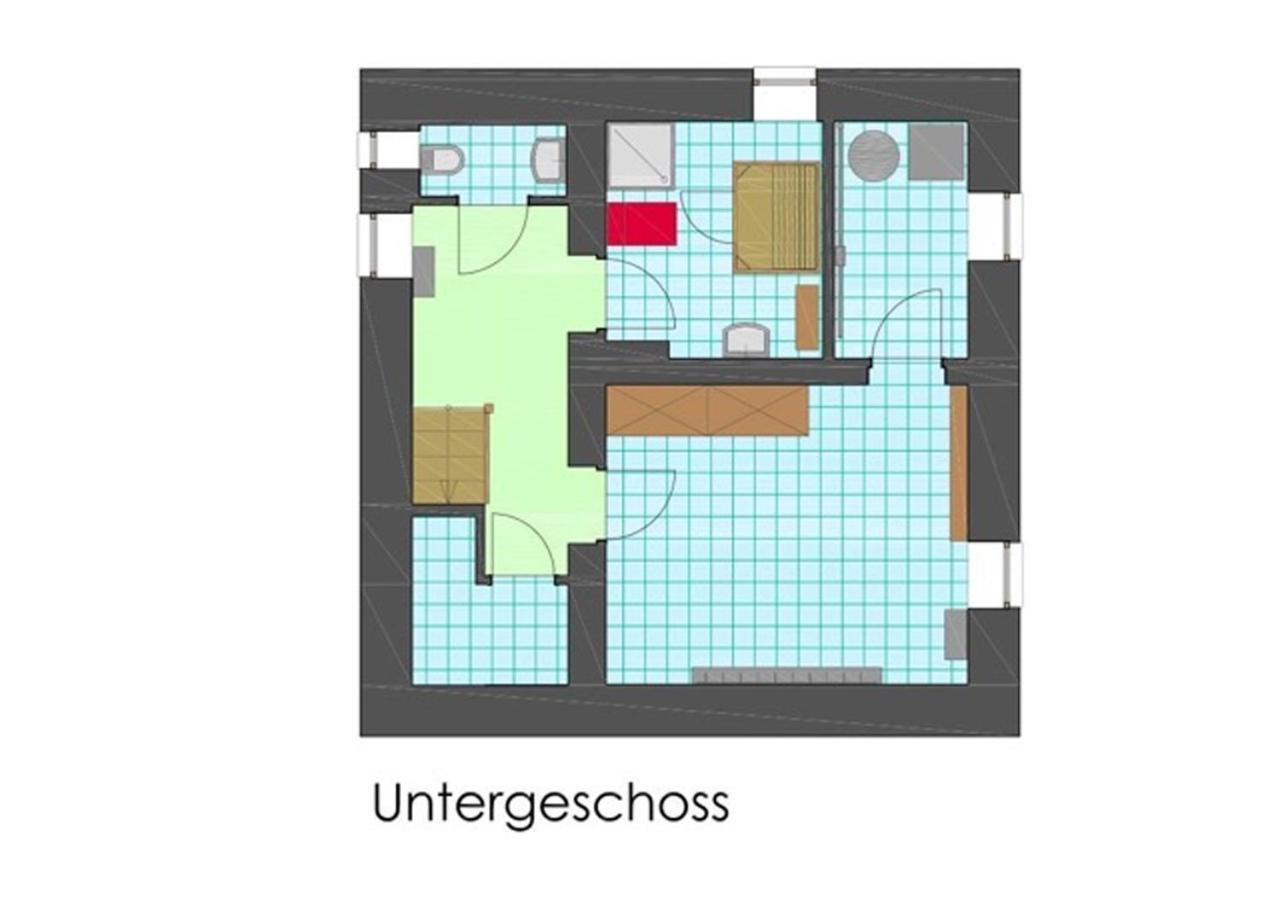 Villa Schnuck - Das Rote Ferienhaus باد جاستاين المظهر الخارجي الصورة