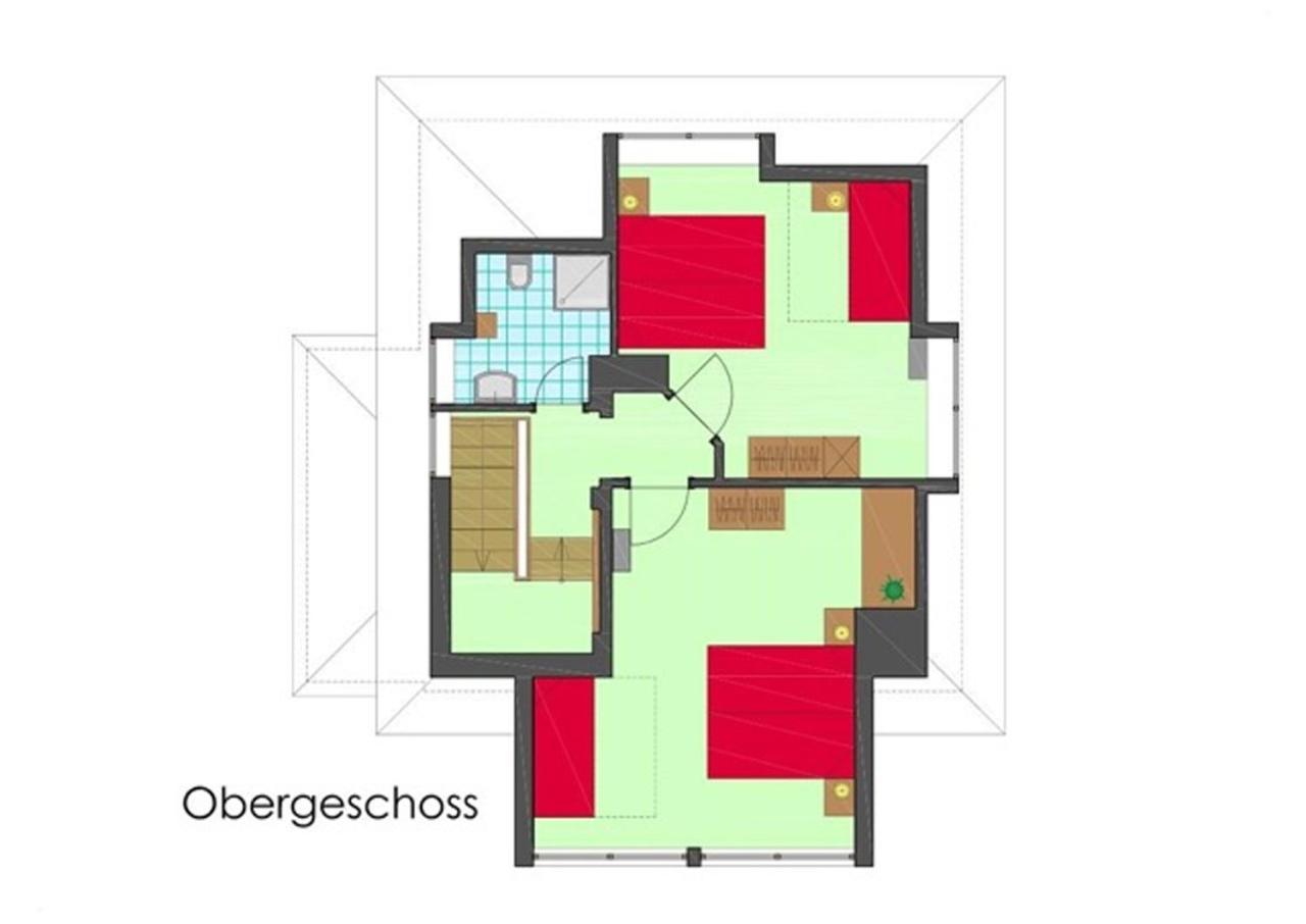 Villa Schnuck - Das Rote Ferienhaus باد جاستاين المظهر الخارجي الصورة